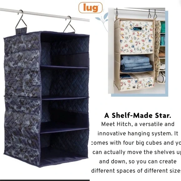 Lug Hitch Convertible Hanging Organizer NWT